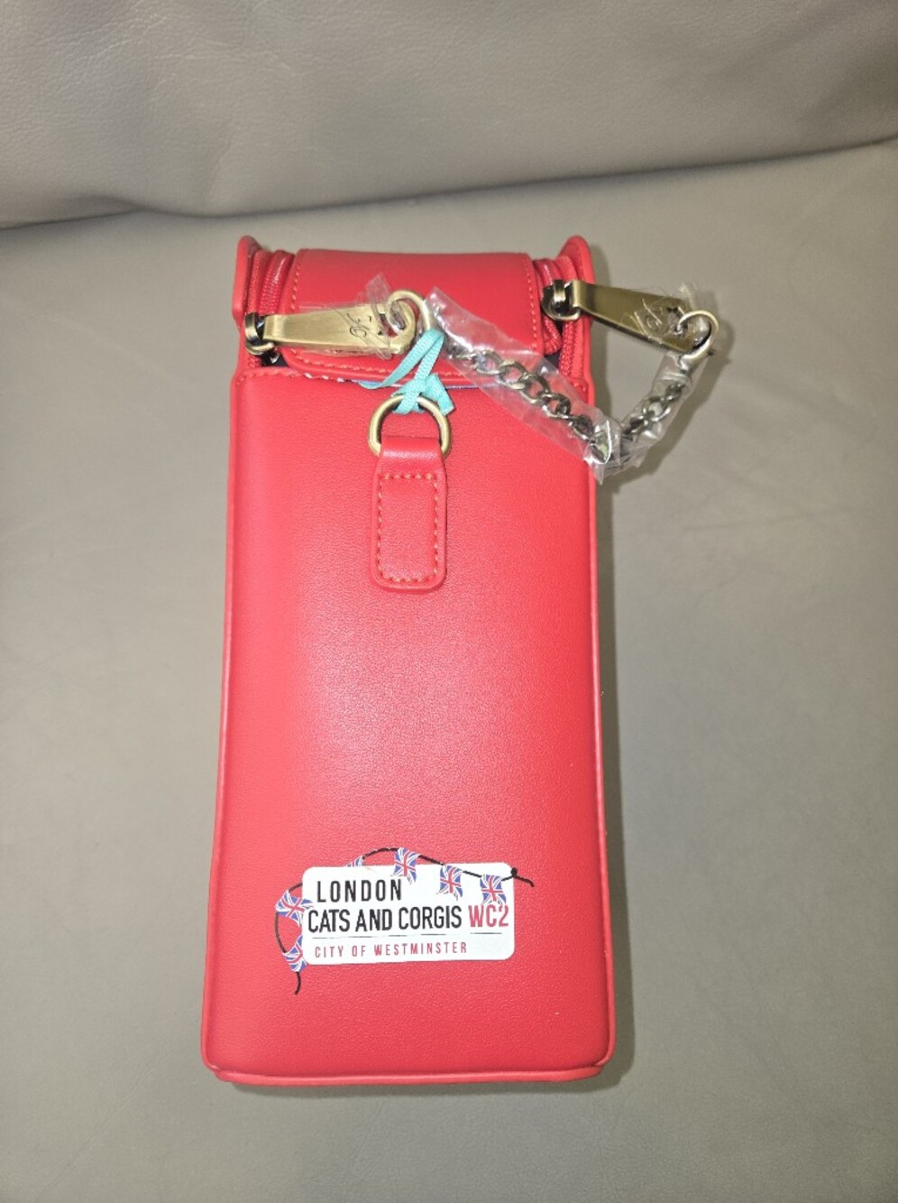 NWT Vendula London Cats And Corgis Telephone Box Crossbody Bag - Picture 6 of 10